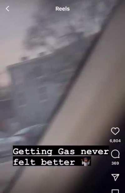 Armed security at gas station on Broad & clearfield