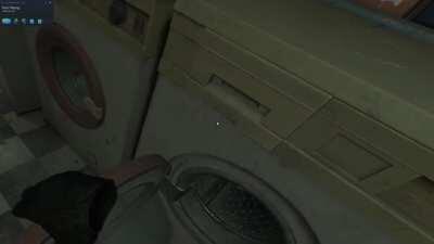 Replaying again and found out the Washing Machines actually work!