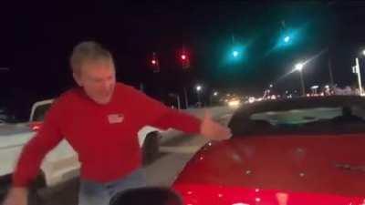 When he tried to whistle