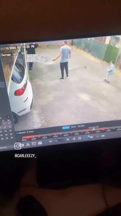 Don't shit in this man's garage. 