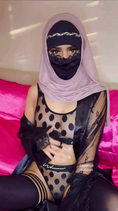 My Muslim parents don’t know I wear this underneath😈
