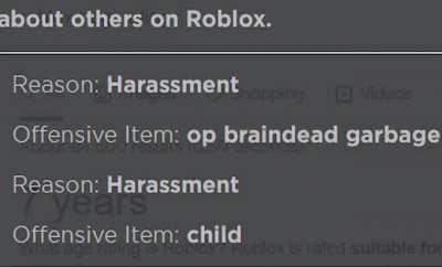 Calling someone a child is a bannable offense now