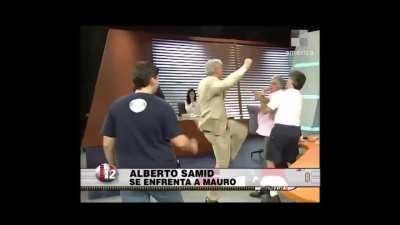 Viale vs. Samid: un d&iacute;a como hoy, hace 22 a&ntilde;os, se vio en vivo la pelea que consagr&oacute; la televisi&oacute;n chatarra