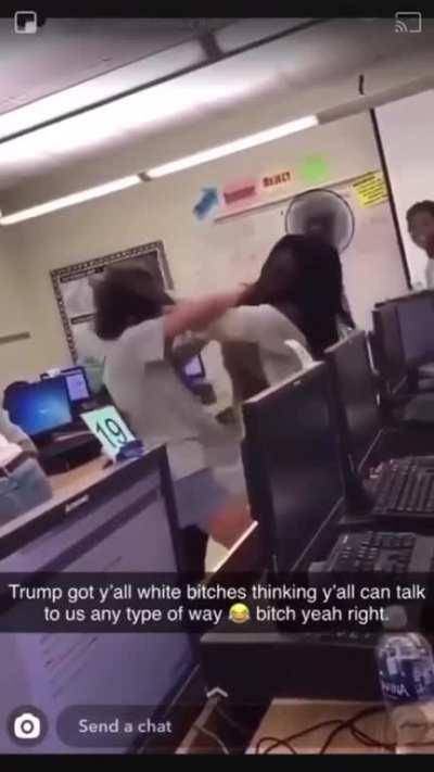 She should’ve stayed down lol