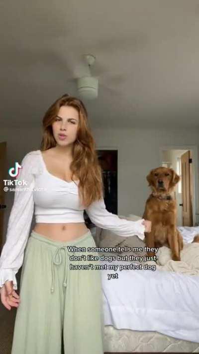 Of course her dog is different 