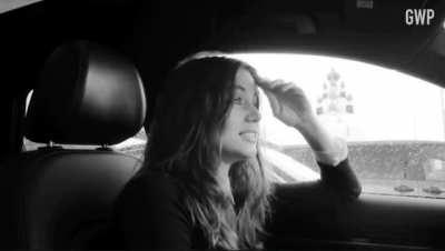 Ana with Greg Williams BTS 2021, hot dogs & chatting