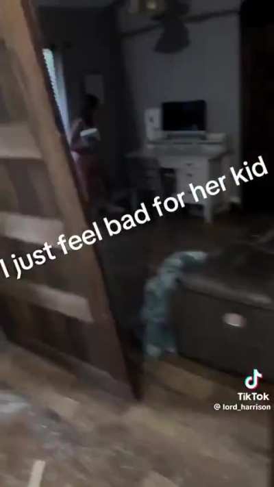 Woman goes crazy at man at his home