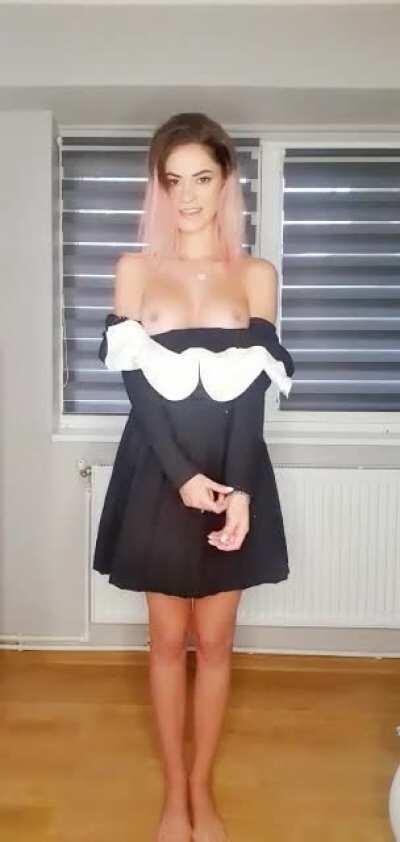 If you meet me after work I will show you what I have after my uniform