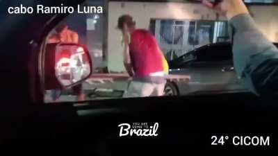 [Brazil] Crackheads stole a manhole grid of the streets to sell it at a junkyard. Thankfully, the Brazilian police affectionately escorted them back to the manhole, while the crackheads willingly put it back