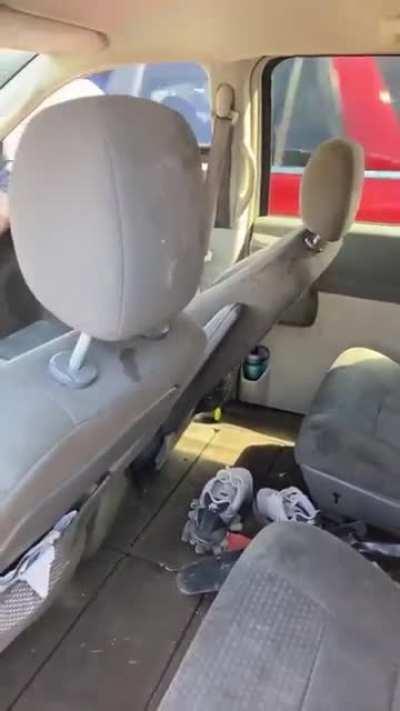 Man gets ejected from car in road rage fight