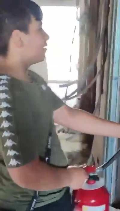 Dude falls in an abandoned building