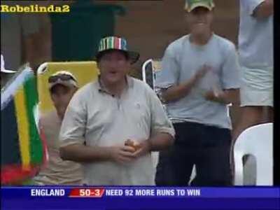 Dale Steyn to Michael Vaughan [2004]