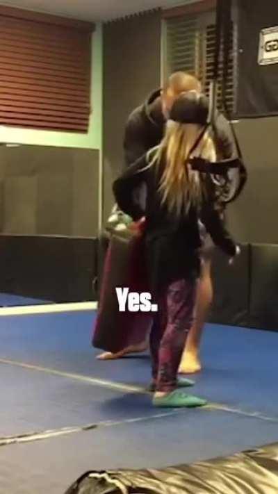 Vinicin com o filho dele no muay thai