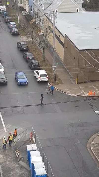 Fighting someone who isn't there