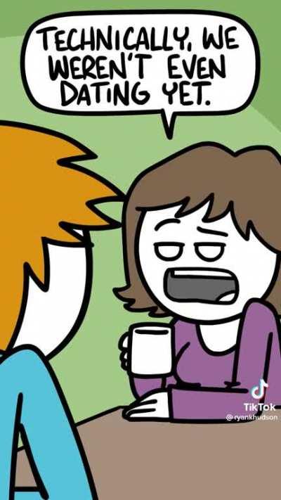 They weren't dating tho