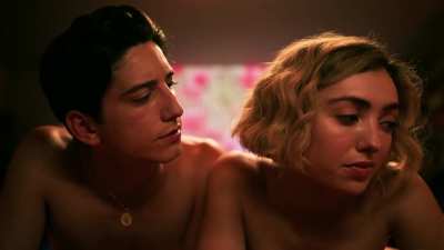 Peyton's love scene in School Spirits 1x07 - slightly brightened