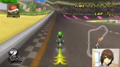 goro akechi plays mario kart wii