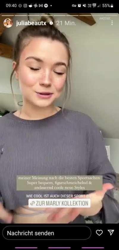 Julia Instagram Story 12.04.23