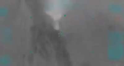 An airstrike by the anti-ISIS coalition on a car. March 2025, Iraq, Al-Anbar province.