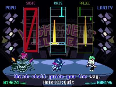 a certain song from deltarune chapter 3 sounds familiar...