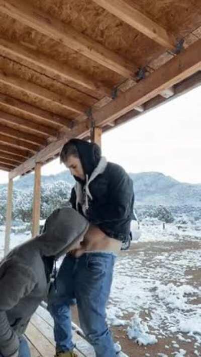 Well that's certainly one way to warm up