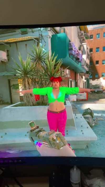 So i was playing cyberpunk,and this happened..