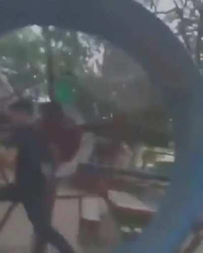 Running on this thing while drunk seemed like a good idea?