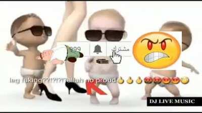 Baby leg sex😳😳😡😡😡🔞🔞🔞allah no proudالله خيرbaby vs allah🖕🖕😡😡