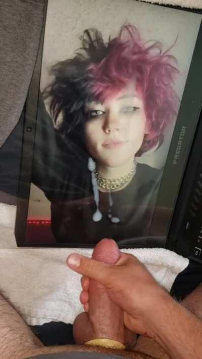 She deserves so much more cum than this