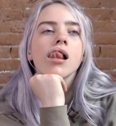 Licking her lips 👅