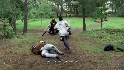 Noomi Rapace Kicks Two Men in the Balls, One Who Gives No Reaction Because He Can’t Feel Pain in the Girl Who Played With Fire/Flickan Som Lekte Med Elden (2009)