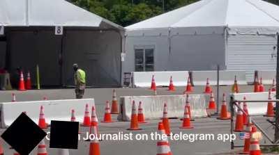 VACCINE LINE EMPTY🤣 Looks like the sheep want More then just Free donuts....