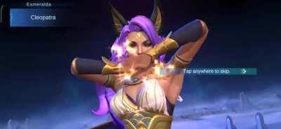 What are you doing there, Tigreal?. Esmeralda Starlight Skin Animation Shop Bug