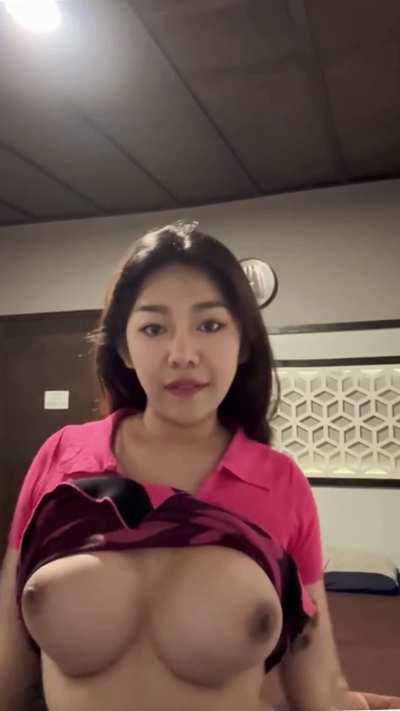 Are you trying not to jerk off to my big titties?