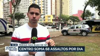 Centro de SP soma 68 assaltos por dia
