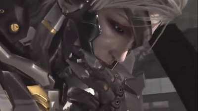 Does anyone know why Raiden laughs here for a second?