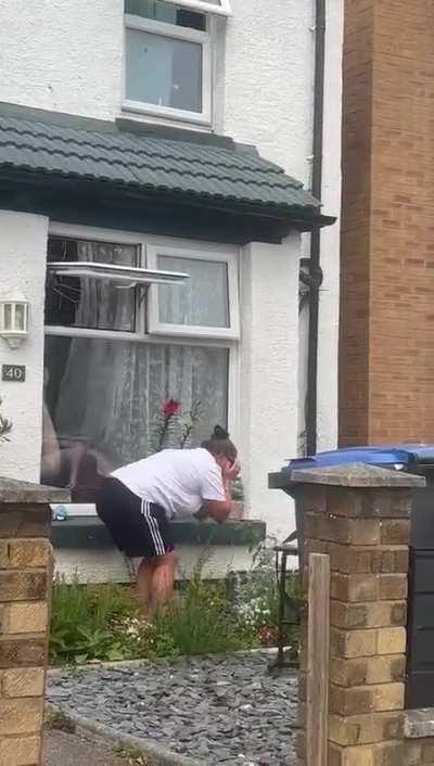 To climb in the window