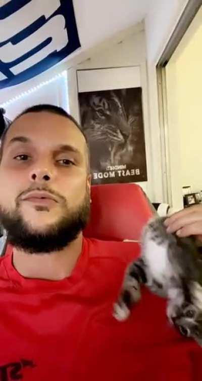 No more playing video games and relaxing for you after work dad 🐈