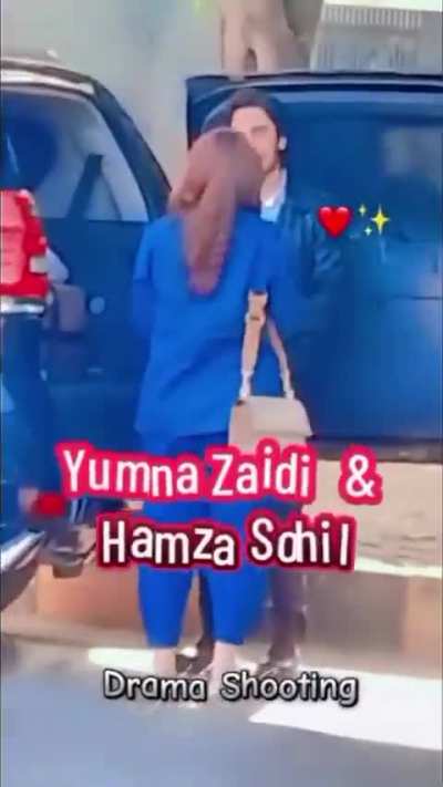 Bts of yumna & hamza's drama