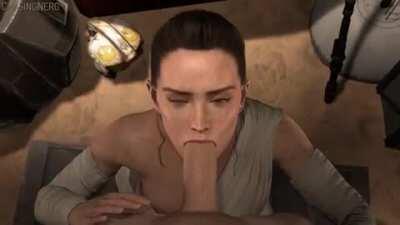 Rey sucking dick (ChasingNero)
