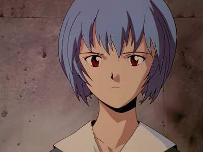 Everyone knows the blushing Rei, how about blinking Rei