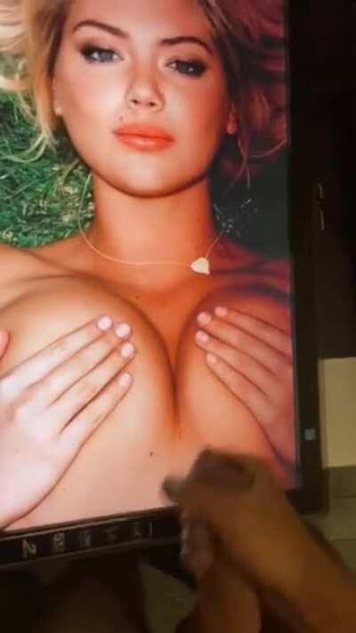 My bud jerkin his big hard cock and huge cum tribute 4 Kate Upton - I am feeding my buds celebs and porn on kik - if u like 2 show off ur big hard cock and have a second screen 2 do vids like this add hertsgirls on k1k