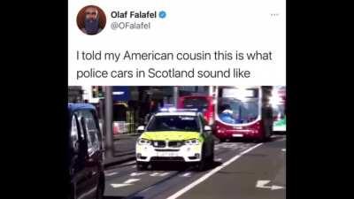 Police Cars in Scotland