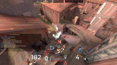 The Tower blown up by a flying patriot