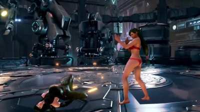 Tifa back at it again with Her Attractive Big Toe on Lily