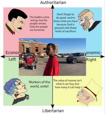 The Quadrants react to man who brings grill & truckload of food to Mayfield to help tornado victims