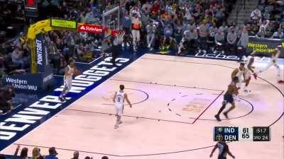 [Highlight] Indiana Pacers show respect for Zeke Nnaji's three point shot (career .424 3pt%)