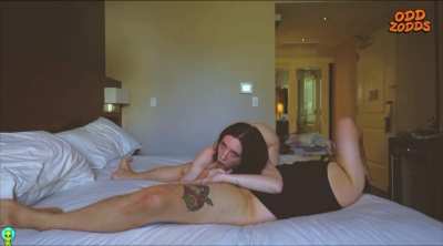 Fed her after a day at the beach