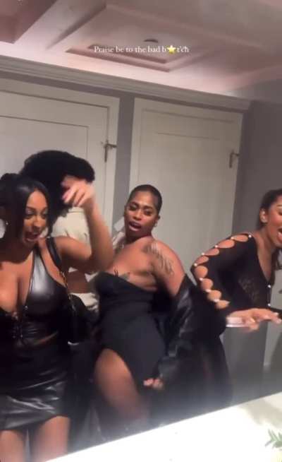 She has some crazy friends