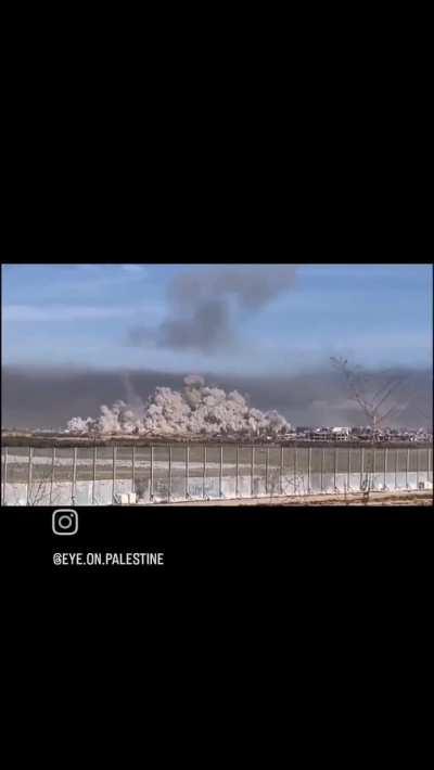Explosion In Gaza. 